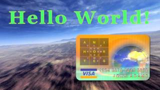 Texting on a credit card size device [upl. by Leda]