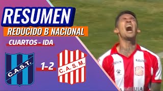 RESUMEN  SAN TELMO  SAN MARTIN DE TUCUMAN  REDUCIDO B NACIONAL 2024 IDA CUARTOS DE FINAL [upl. by Ecinev]