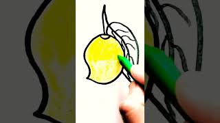 How to Draw a Mango with Leaf [upl. by Aldercy]