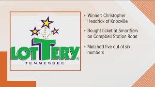 Knoxville man wins 2 million Powerball prize [upl. by Trevor]