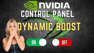 Dynamic Boost On vs Off  Nvidia Control Panel gtx1650 gaming nvidia [upl. by Perreault]