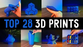 Top 28 Best BLUE 3D Prints [upl. by Bendick]