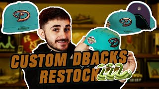 🐍🐍🐍 Arizona Diamondbacks 2001 World Series New Era 59fifty Fitted Cap RESTOCK  Product Review [upl. by Asamot]