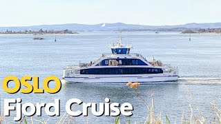 Epic Fjord Sightseeing Cruise Electric Boat Trip Around Oslofjord [upl. by Mccreery]