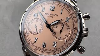 Patek Philippe 5172G Chronograph Salmon Dial 5172G010 Patek Philippe Watch Review [upl. by Richel]