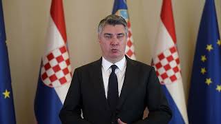 Croatia  His Excellency Zoran Milanović President [upl. by Hakim350]