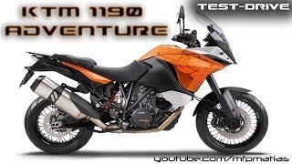 KTM 1190 ADVENTURE  Testdrive RAW [upl. by Patrizius]