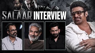 Salaar Team Special Interview with SS Rajamouli  Prabhas  Prithviraj  Prashanth Neel  THYVIEW [upl. by Etnemelc]