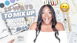 Bored With Your Planner 19 Ways To Mix It Up 😁 [upl. by Anitnatsnok]