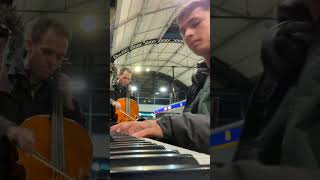 Who would have expected this random encounter Piano x cello nijmegen [upl. by Anauj]