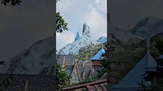 Elsa ice Castle Spotted from Arendelle [upl. by Otrebogad160]