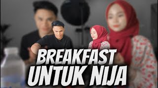 HAFIZ MASAK BREAKFAST UNTUK NIJA  3 HARI TERAKHIR NIFIZ [upl. by Lachance]