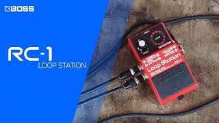 How to Loop Boss RC1 Loopstation Pedal [upl. by Shandeigh]