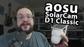 Unboxing the aosu SolarCam D1 Classic C9C2H Home Security System [upl. by Shaffert]