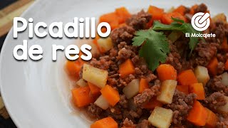 Picadillo de res Pocos ingredientes [upl. by Mou]