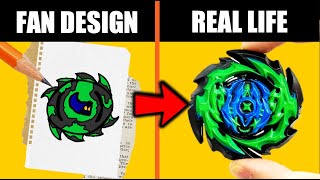 turning my subscribers design INTO A REAL BEYBLADE [upl. by Regnij976]