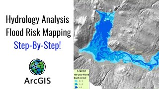 How to Perform Hydrology Analysis and Flood Risk Mapping in ArcGIS A Complete Tutorial [upl. by Mencher678]