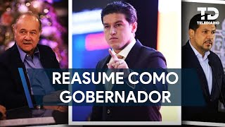 Samuel García reasume funciones como gobernador de Nuevo León [upl. by Eira]