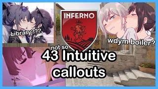 CS2 Intuitive Inferno Callouts [upl. by Eceirtal]