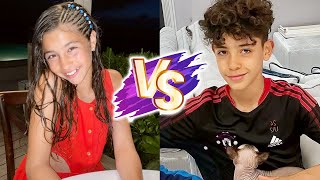 CRISTIANO RONALDO JR VS DELFINA SUÁREZ Luis Suárezs Daughter Transformation 🌟2023  From 0 To Now [upl. by Yemaj]