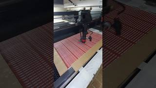 Half cutting with laser machine [upl. by Adrahs]