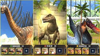 BAJADASAURUS THE BIG ONE CEARADACTYLUS X3 MAX LEVEL 40 BATTLE amp ALL ANIMATION  Jurassic World [upl. by Mcgaw504]