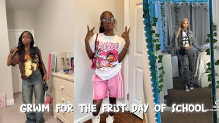 GRWM For the first day of school  TikTok Compilation [upl. by Asilej]