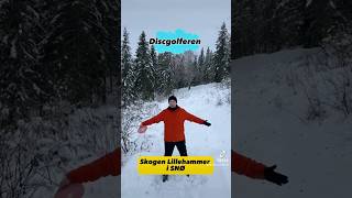 Discgolf i snø del 1 frisbeegolf discgolf discgolfnorge [upl. by Brotherson]