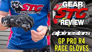 Alpinestars GP Pro R4 Motorcycle Gloves Review from SportbikeTrackGearcom [upl. by Licha764]