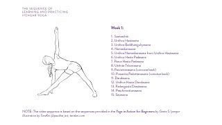 Week 1 Learning and Practicing Iyengar Yoga for Beginners [upl. by Kaye]