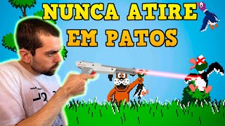 VOCÊ SABE COMO funcionava a ARMA no GAME Duck Hunt do console SNES [upl. by Pesek]