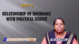 Relationship of Sociology with Political Science ampCulture and Society In Malayalam [upl. by Eirena]