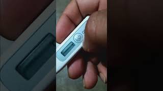 OMRON Thermometer change celcius to Fahrenheit process omron thermometer fever sick [upl. by Yhtir]