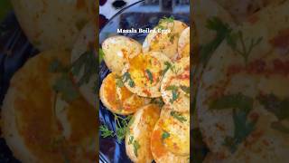 Masala Boiled Eggs Recipe  Quick Egg Recipe  Quick Breakfast Options  Gabby Ferns shorts egg [upl. by Alyacim39]