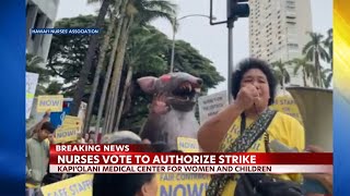 Nurses at Kapiolani Medical Center for Women amp Children vote to authorize strike [upl. by Elyrad]