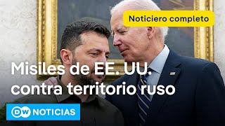 🔴 DW Noticias del 17 de noviembre Biden autoriza a Ucrania el uso de ATACMS Noticiero completo [upl. by Dagny131]