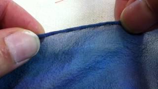 How To Sew A Rolled Hem [upl. by Lativa725]