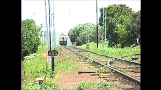 Locomotiva V8 escoteira Rincão SP 1990 [upl. by Enovi]