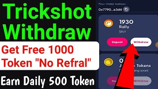 1900 Rly Token Worth Of 70 Withdrawal How To Withdraw From Trickshot blitz Trickshot blitz payme [upl. by Anelrac866]