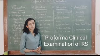 Respiratory System Examination  Proforma clinicalexamination [upl. by French819]