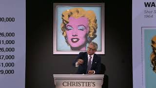 Warhols Marilyn sold for 195 million  World record for the most expensive 20th Century artwork [upl. by Gunn]