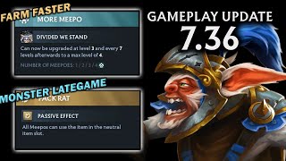 736 IMBA MEEPO FARM FASTER OR IMBA LATE GAME MEEPO NEW HERO FACETS IS TOO IMBA [upl. by Ytnom]