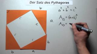 Der Satz des Pythagoras  Beweis 1 [upl. by Luahs]