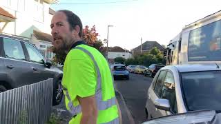 Recycling bin men emptying bins in Bournemouth part 2 20072023 [upl. by Akinaj]