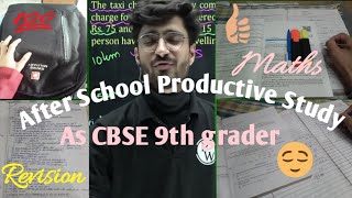 After School Productive Study Winter days🤯 As a CBSE 9th grader 📃📒 [upl. by Kronfeld]