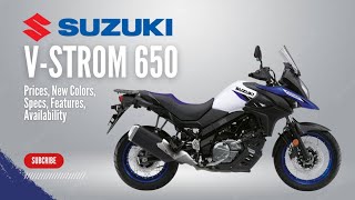 2024 Suzuki V Strom 650 650 XT Prices New Colors Specs Features Availability [upl. by Ingraham]