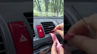 Cómo hacer porta celular de emergencia para tu auto con cinta de satín Manualidades geniales [upl. by Aitnwahs457]