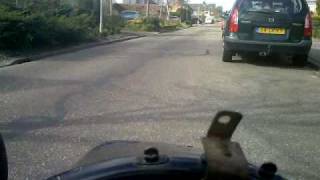 MZ 250 cc side car onboard video [upl. by Daphna]