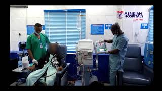 Haemodialysis Session  Meridian Hospitals [upl. by Atiniv]