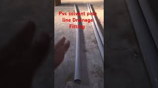 Pvc drainage Pipe fitting for Godown [upl. by Faso]